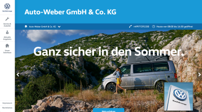 VW-Nutzfahrzeuge Händler-Service Homepage